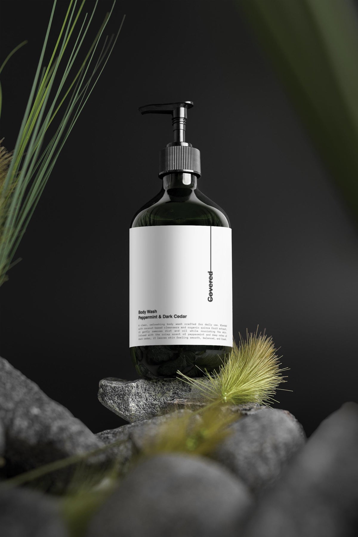 Body Wash - Peppermint & Dark Cedar